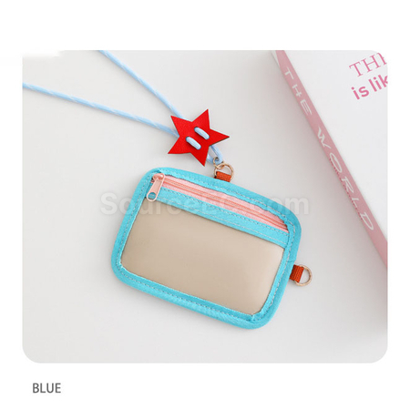 Customization Contrast color soft shell card holder Promotional Products