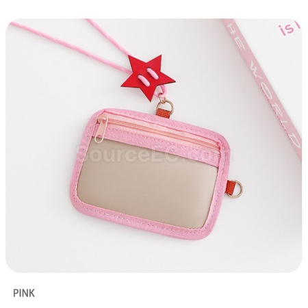 Customization Contrast color soft shell card holder Promotional Products
