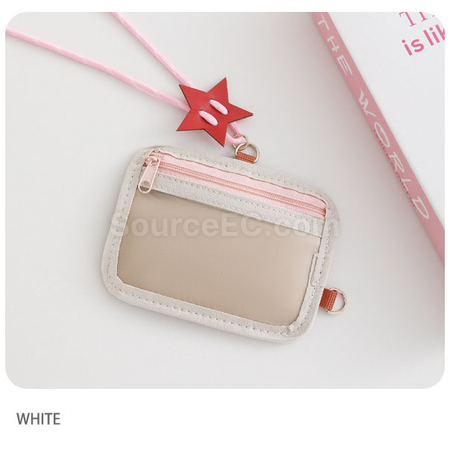Customization Contrast color soft shell card holder Promotional Products