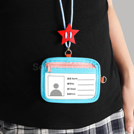 Customization Contrast color soft shell card holder Promotional Products