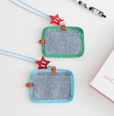 Customization Contrast color soft shell card holder Promotional Products