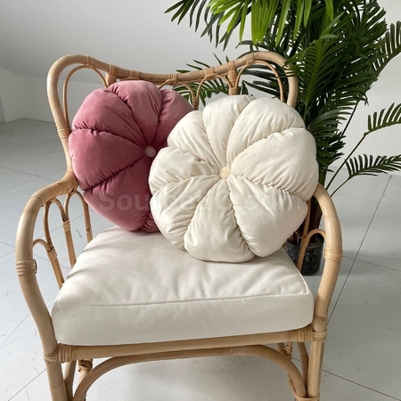 Customization Nordic Ins Style Velvet Pumpkin Cushion Promotional Products