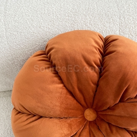 Customization Nordic Ins Style Velvet Pumpkin Cushion Promotional Products