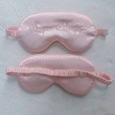 Customization Double-sided silk-like strap eye mask Promotional Products