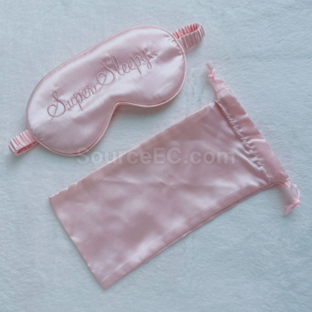 Customization Double-sided silk-like strap eye mask Promotional Products