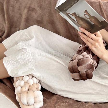 Customization Knitted Long Twisted Braid Throw Pillow  Promotional Products