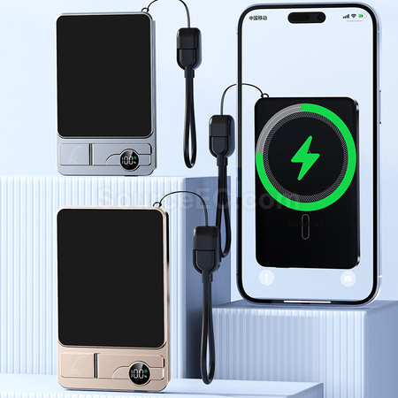 Customization 3C Certified 3-in-1 Ultra-thin Power Bank Promotional Products