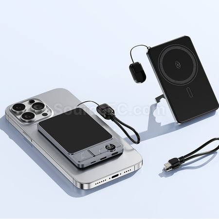 Customization 3C Certified 3-in-1 Ultra-thin Power Bank Promotional Products