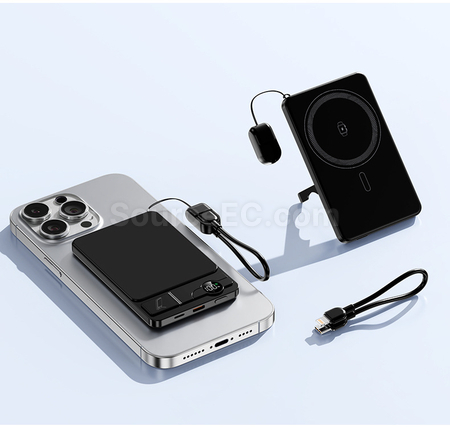 Customization 3C Certified 3-in-1 Ultra-thin Power Bank Promotional Products