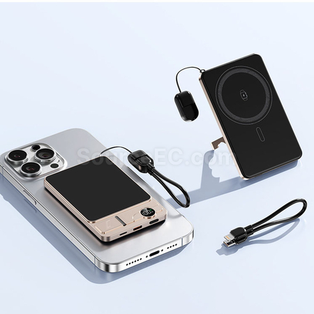Customization 3C Certified 3-in-1 Ultra-thin Power Bank Promotional Products