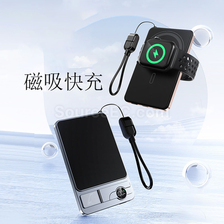 Customization 3C Certified 3-in-1 Ultra-thin Power Bank Promotional Products