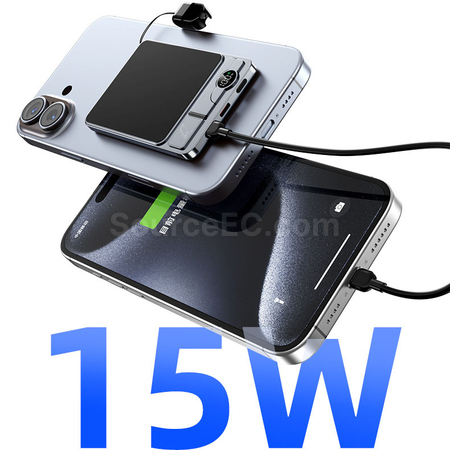 Customization 3C Certified 3-in-1 Ultra-thin Power Bank Promotional Products