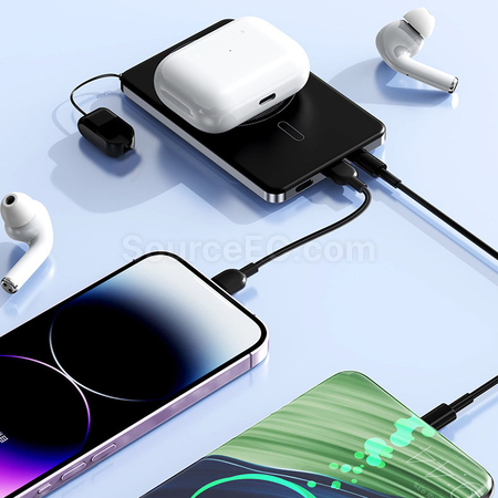 Customization 3C Certified 3-in-1 Ultra-thin Power Bank Promotional Products