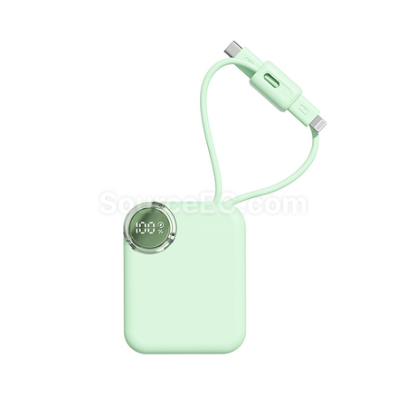 Customization Mini Self-contained Cable Fast-charging Power Bank Promotional Products