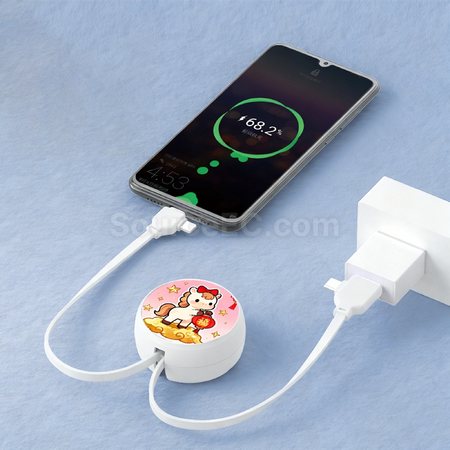 Customization Fast-charging 4-in-1 retractable data cable Promotional Products