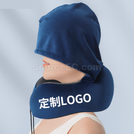 Customization Hooded neck-protecting U-shaped pillow Promotional Products