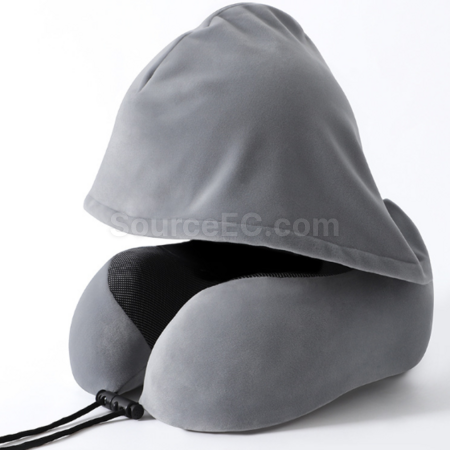 Customization Hooded neck-protecting U-shaped pillow Promotional Products