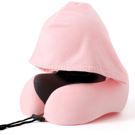 Customization Hooded neck-protecting U-shaped pillow Promotional Products