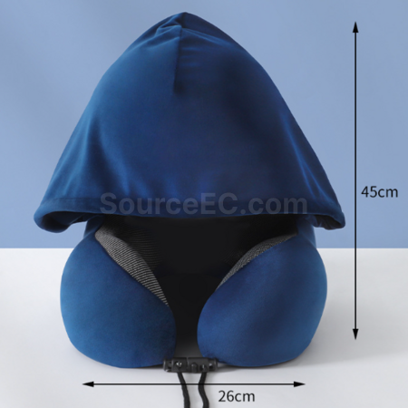 Customization Hooded neck-protecting U-shaped pillow Promotional Products