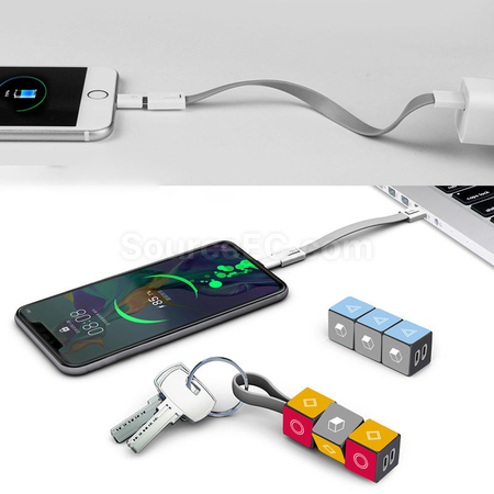 Customization Rubik's Cube three-in-one data cable Promotional Products