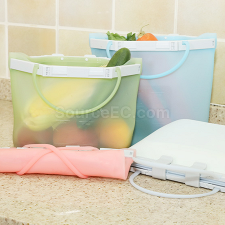 Collapsible Sealed Silicone Fresh-keeping Bag