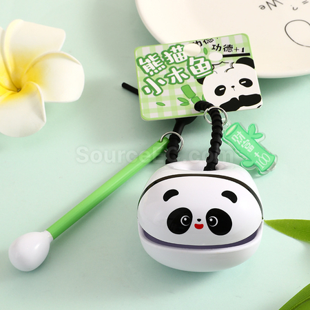 Customization Panda Wooden Fish Pendant Promotional Products