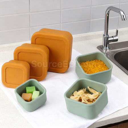 Customization Microwaveable silicone lunch box Promotional Products