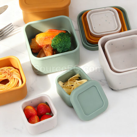Customization Microwaveable silicone lunch box Promotional Products