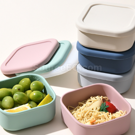 Customization Microwaveable silicone lunch box Promotional Products
