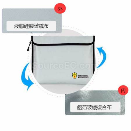 Customization Waterproof and fireproof document bag wallet Promotional Products