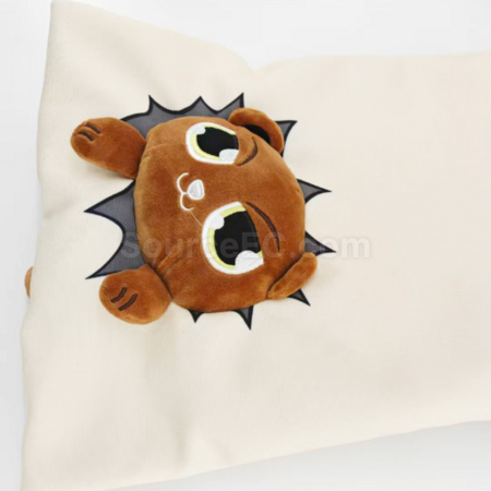 Customization 3D Plush Doll Patchwork Bag Promotional Products