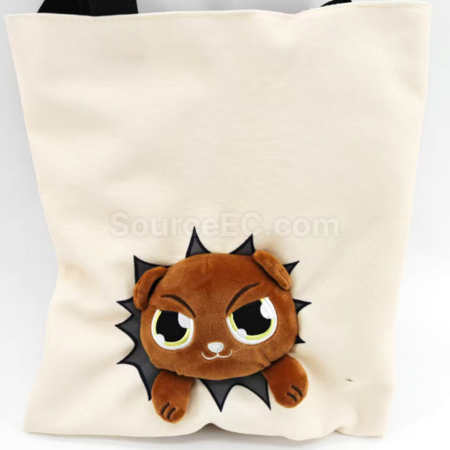 Customization 3D Plush Doll Patchwork Bag Promotional Products
