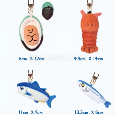 Customization Seafood doll pendant Promotional Products