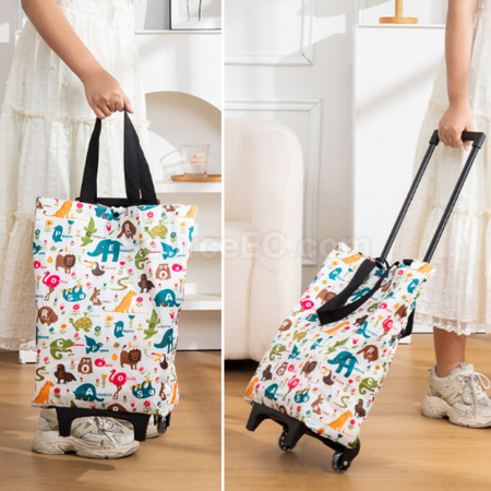 Customization Portable foldable pull rod shopping cart Promotional Products