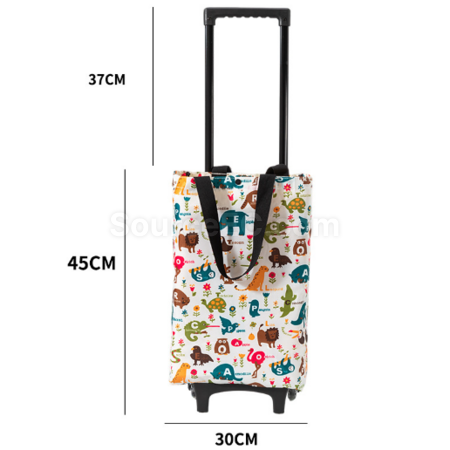 Customization Portable foldable pull rod shopping cart Promotional Products