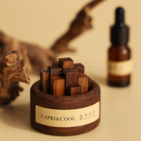 Customization Aromatherapy Diffuser Wood, Flameless Aromatherapy Essential Oil, Fragrance Gift Promotional Products