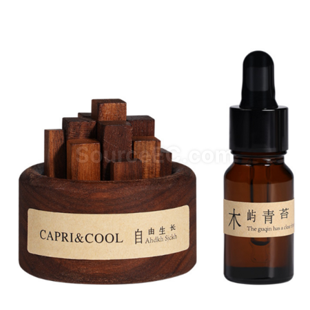 Customization Aromatherapy Diffuser Wood, Flameless Aromatherapy Essential Oil, Fragrance Gift Promotional Products