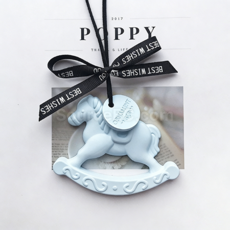 Customization Trojan horse gypsum aromatherapy tablet diffuser stone pendant Promotional Products