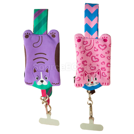 Customization Wristband phone lanyard with storage bag Promotional Products