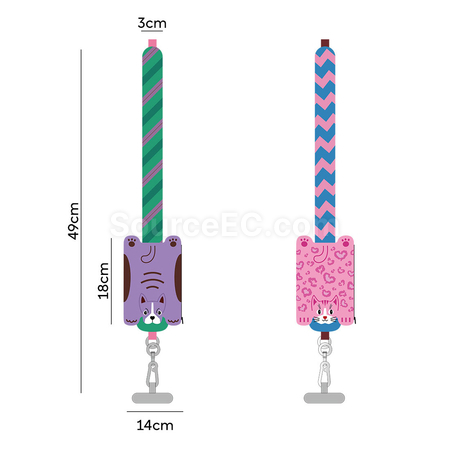 Customization Wristband phone lanyard with storage bag Promotional Products