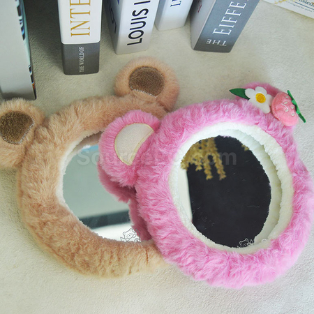 Customization Plush desktop makeup mirror Promotional Products