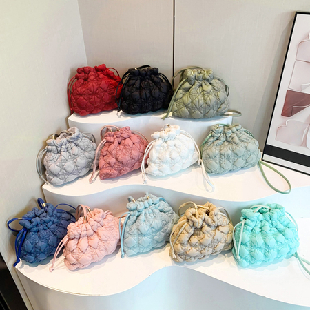 Customization Argyle Drawstring Cloud Bag Promotional Products