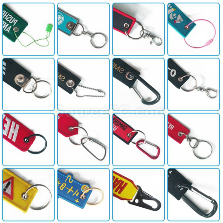 Customization Custom-shaped felt embroidery pendants Promotional Products