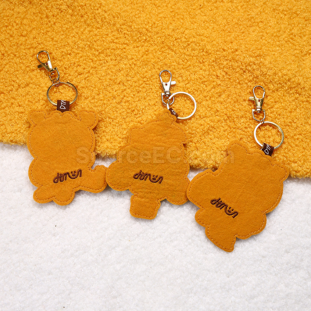 Customization Custom-shaped felt embroidery pendants Promotional Products