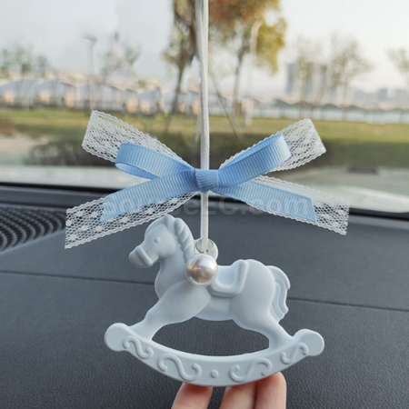 Customization Trojan horse gypsum aromatherapy tablet diffuser stone pendant Promotional Products