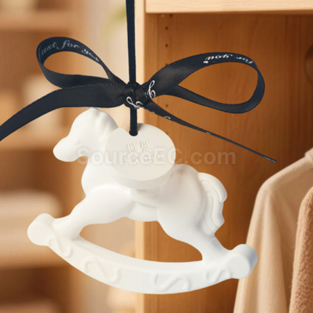 Customization Trojan horse gypsum aromatherapy tablet diffuser stone pendant Promotional Products
