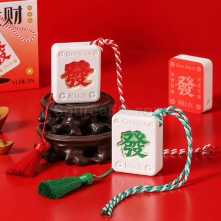 Customization Mahjong Aromatherapy Scented Hanging Gift Box Promotional Products