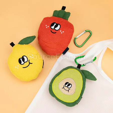 Customization Custom corduroy foldable shopping bag dolls Promotional Products