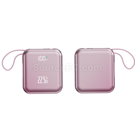 Customization 3c Self-contained Cable Fast Charging Power Bank Promotional Products