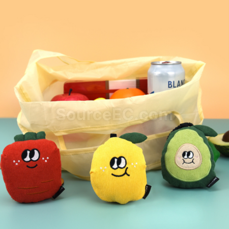 Customization Custom corduroy foldable shopping bag dolls Promotional Products